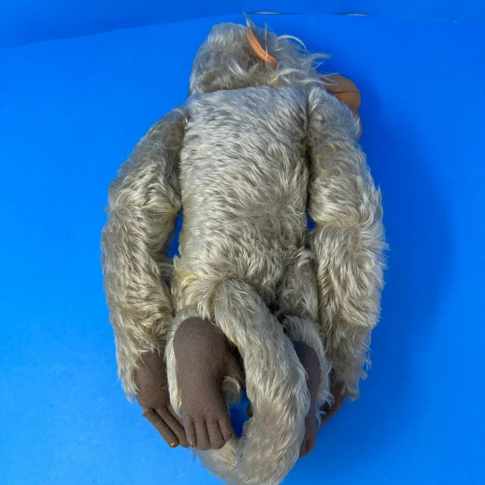 Steiff‎ Parian Monkey Coco 14 Inch Beige Vintage Jointed Mohair Rare Plush Toy